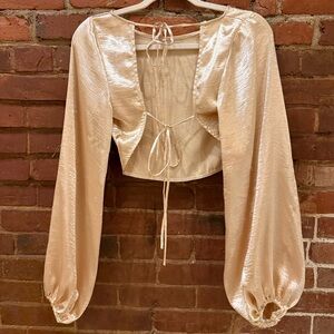 Lovers + Friends Britt Top - Champagne Gold